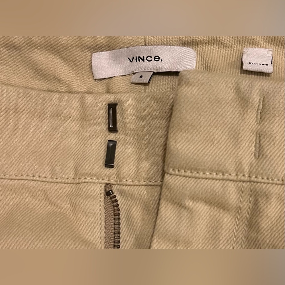 Vince Washed Twill Haystack Wide-Leg Pants Size 8 NWOT - Picture 7 of 14